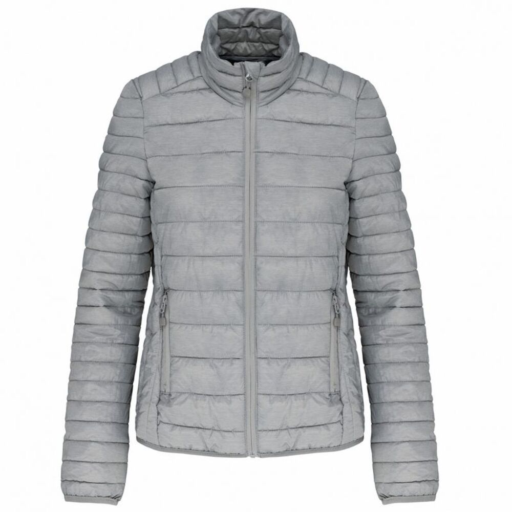 Kariban Womens/Ladies Lightweight Padded Jacket / Silver Marl